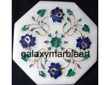 marble inlay tile oct  7" TP-705